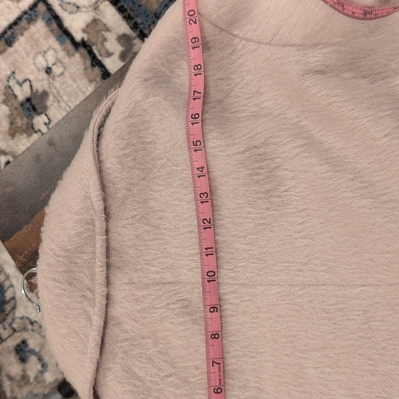 Topshop Light Pink Carly Long Coat, Jacket, Size 8 ,Long Reglan Sleeves. - Picture 8 of 8